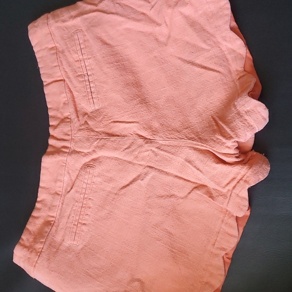 Peach Scallop shorts - Picture 4 of 9